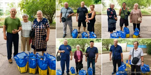 Гуманітарну підтримку в Липецькій громаді отримали 80 людей з інвалідністю III групи: їм передали продуктові сумки на порталі Gromada Group