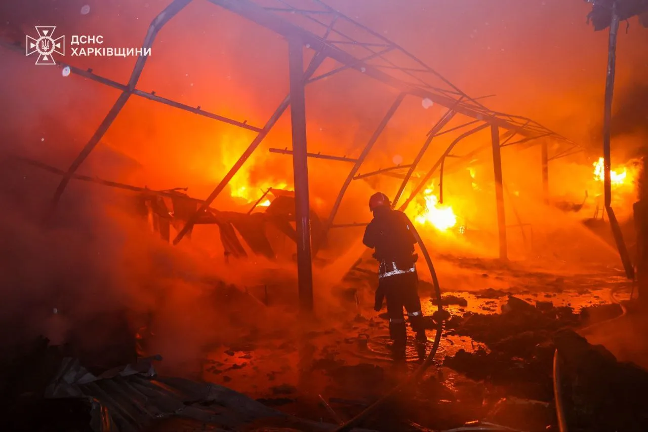 В Харкові - масштабна пожежа на порталі Gromada Group