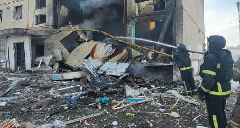 Over the past day, enemy charges have blown up some residential buildings in the Kharkiv region. at the Gromada Group Media