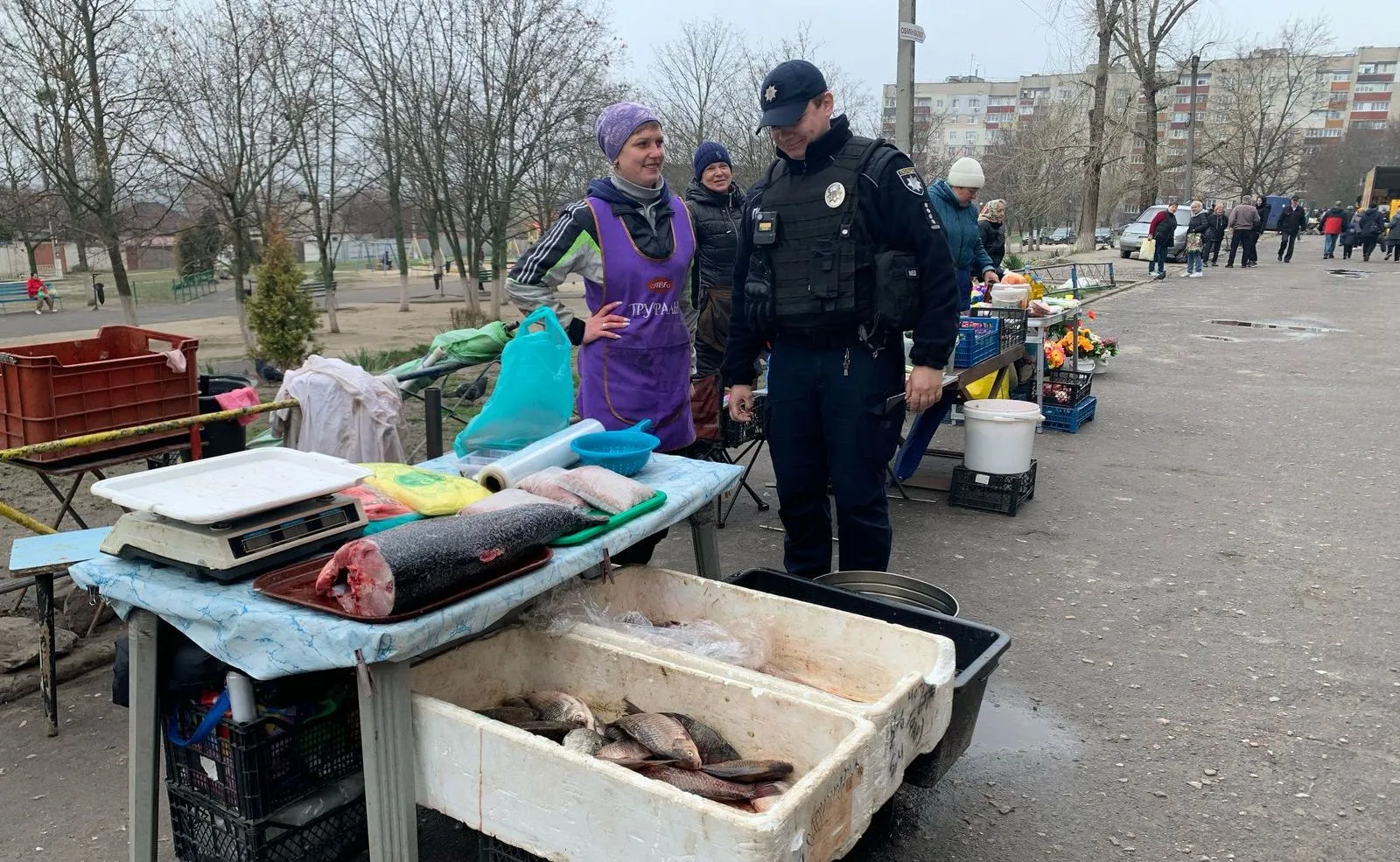 Police of Dergachiv region fight against illegal trade in fish and fish products at the Gromada Group Media