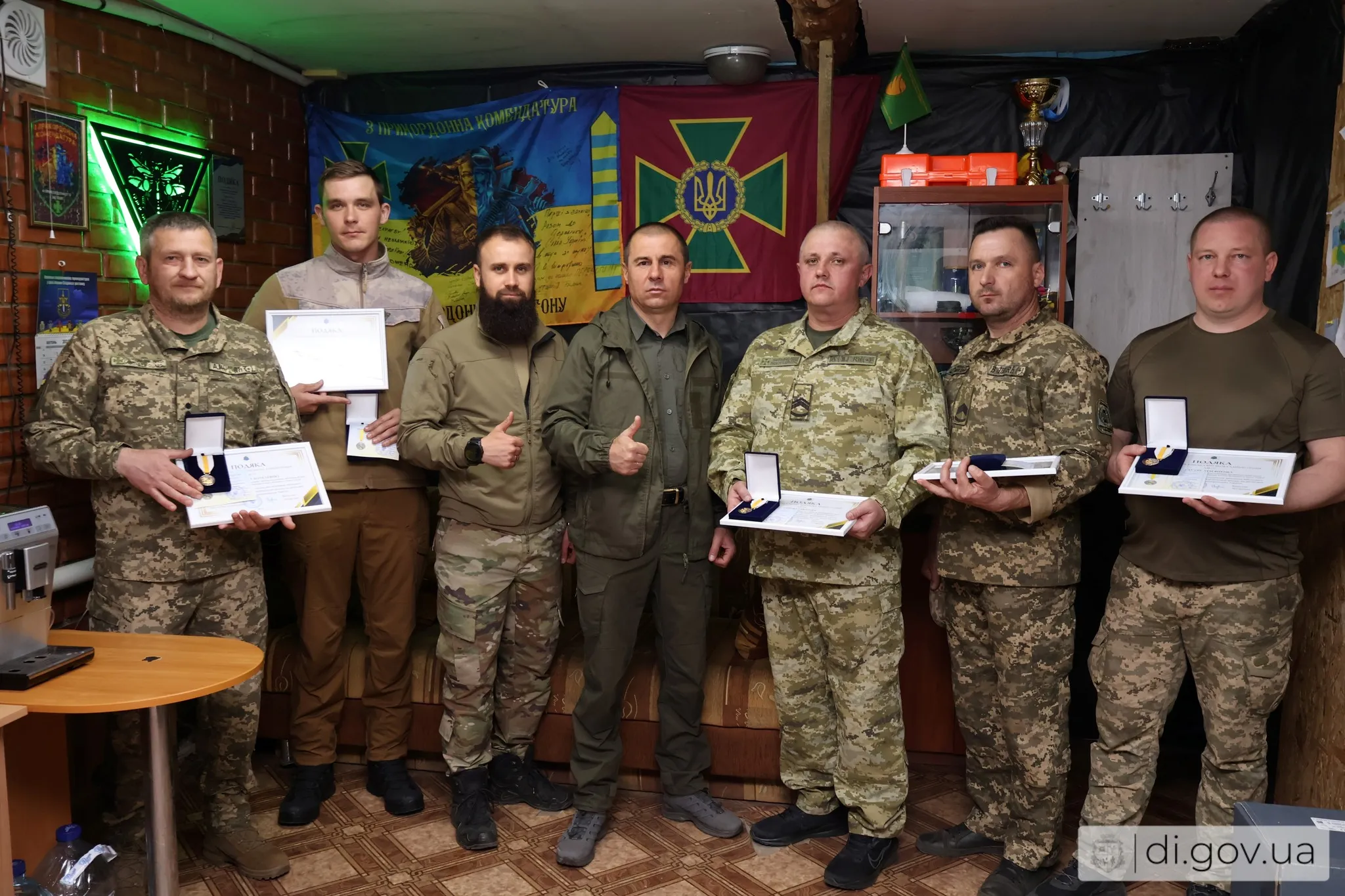 Подяками і медалями Дергачівської міської військової адміністрації, а також відеопередавачами та приймачами нагороджено прикордонників, які захищають північні кордони громади.