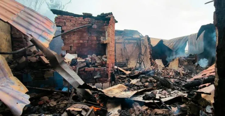 Фото: Національна поліція України За добу російських ударів зазнали Харків і 10 населених пунктів Харківщини: росіяни вбили жінку та зруйнували будинки на порталі Gromada Group