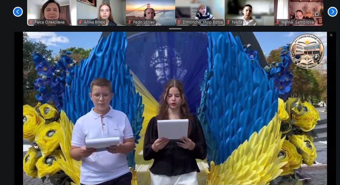Дистанційна лінійка, відеозвернення військових та перший урок «Мова гідності»: Слобожанський ліцей Липецької громади розпочав навчальний рік - фото 1