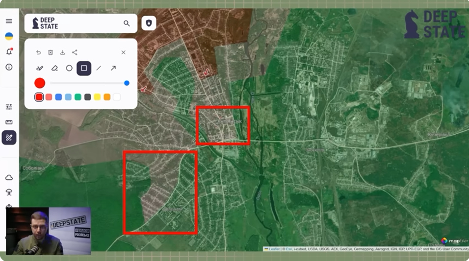Ворог присутній у північній частині Куп'янська і мікрорайоні Ювілейний на порталі Gromada Group