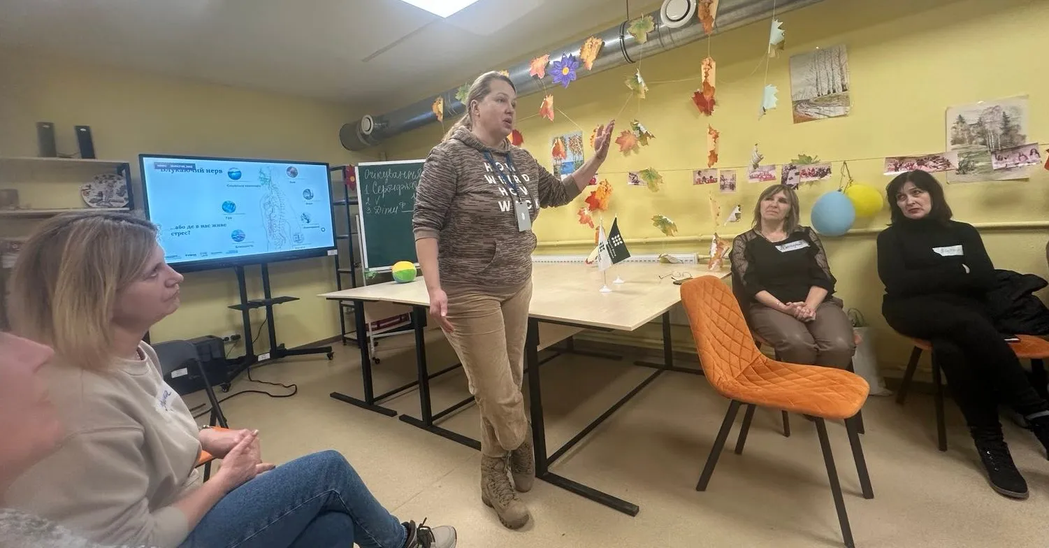Educators of Dergachiv region learned resilience at the Gromada Group Media