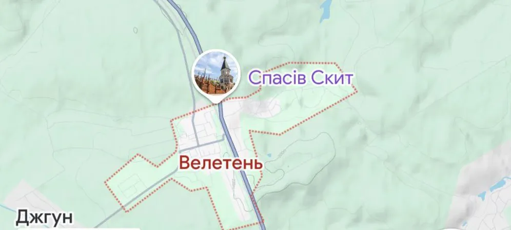 Фото: скріншот На Google Maps більше немає Першотравневого у Зміївській громаді. Тепер це Велетень на порталі Gromada Group