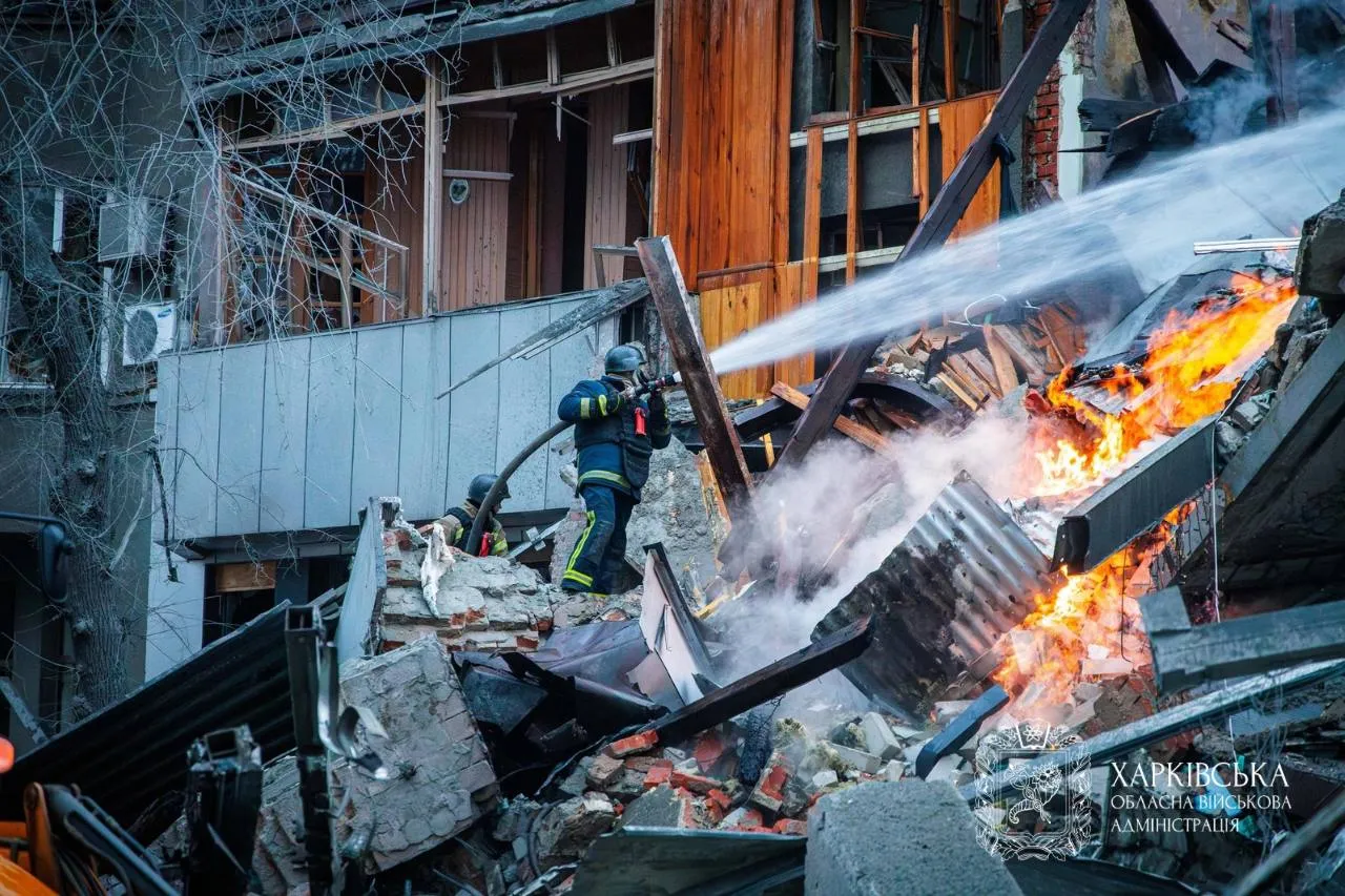Фото: Харківська ОВА У Харкові загинули 3-річний хлопчик і 22-річна жінка: ворог атакував двома ракетами «Іскандер-М» на порталі Gromada Group