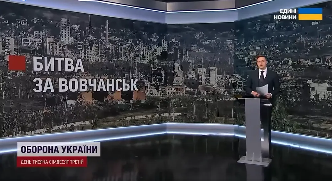 Скриншот відео ТСН У Вовчанську, попри постійні обстріли і масштабні руйнації, перебувають близько 50 цивільних (репортаж ТСН) на порталі Gromada Group