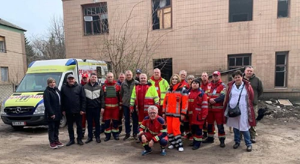 Doctors from the village of Borova received guests at the Gromada Group Media