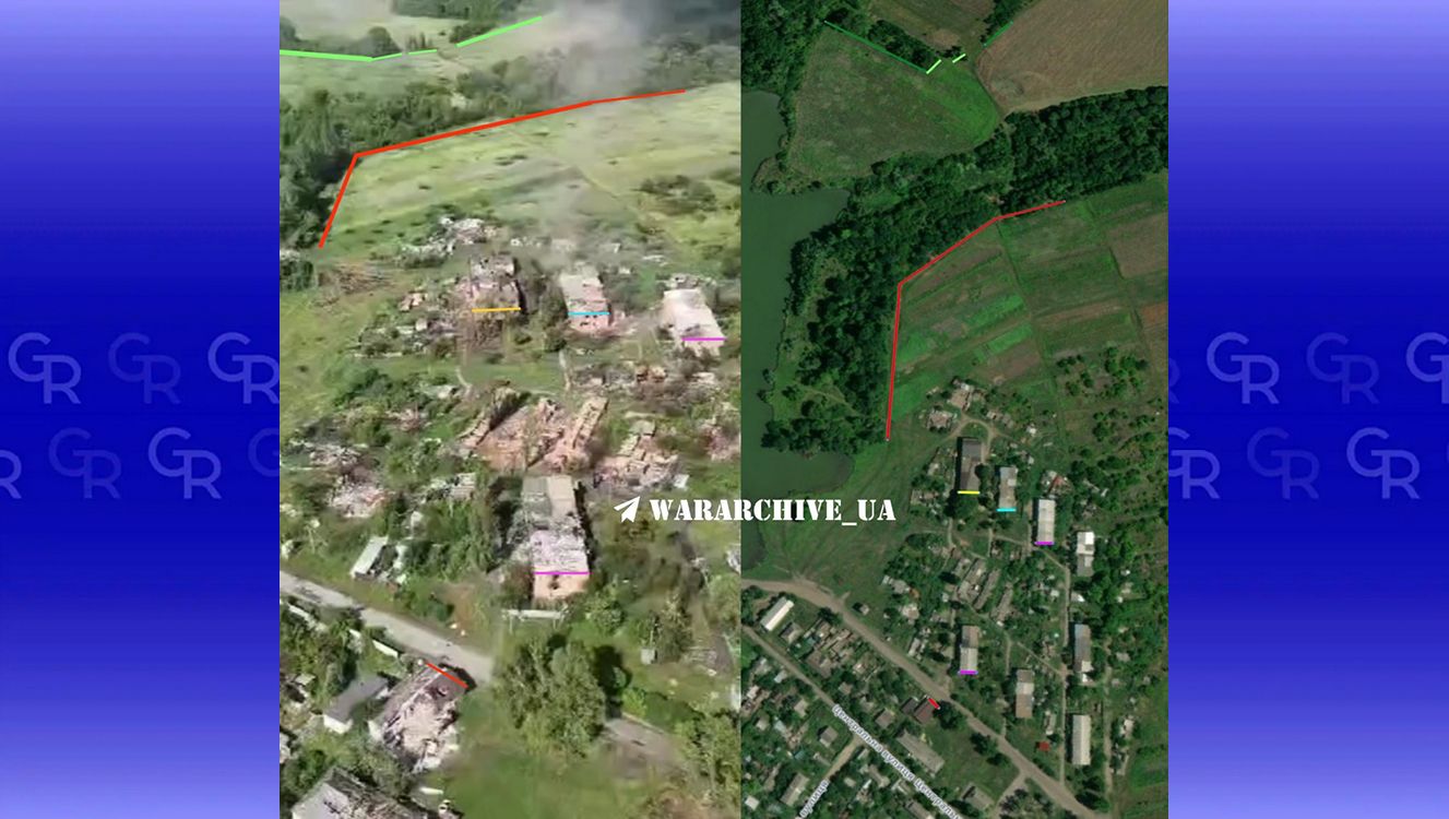 Скриншот з відео Наприкінці травня 2024 року українська авіація випалювала росіян у Глибокому: архівні кадри на порталі Gromada Group