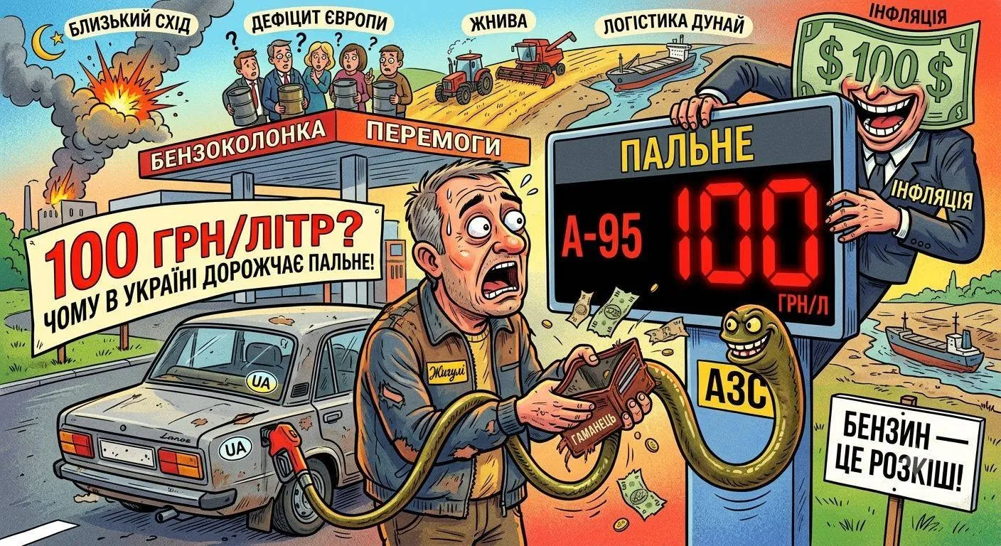Головна світлина новини на сайті Gromada Group 100 гривень за літр — реальність чи паніка? Чому в Україні стрімко дорожчає пальне на порталі Gromada Group