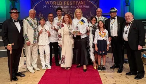 Participants of the World Festival of Ukrainian Art and Culture in the Netherlands send a powerful message through their art: “We exist, we create, we are invincible.” at the Gromada Group Media