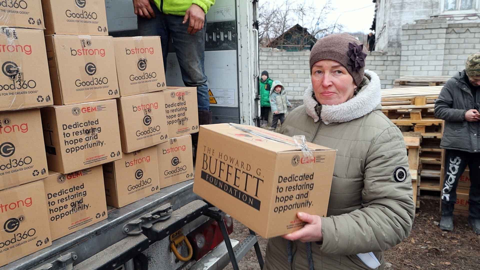 Фото: Зміївська міська рада Жителі Борівського старостату Зміївської громади отримали гуманітарну допомогу від «GEM» на порталі Gromada Group