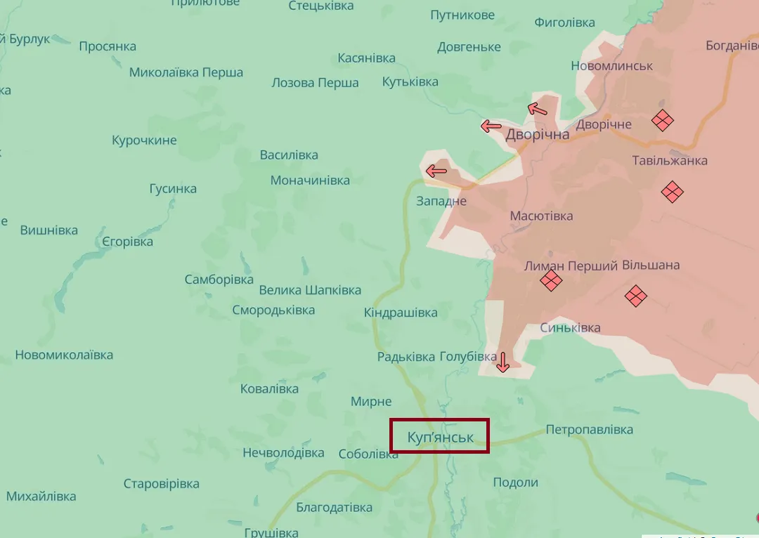 Карта DeepState станом на 04.02.2025 В районі Дворічної і Западного наступ ворога загальмувався — Костянтин Машовець на порталі Gromada Group