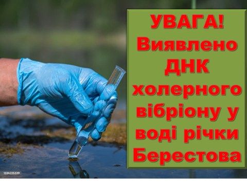У річці Берестова виявили ДНК холерного вібріону на порталі Gromada Group