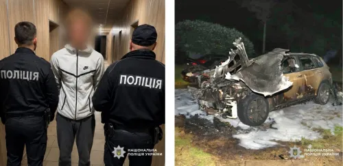 У Харкові затримали 19-річного хлопця, який підпалив автомобіль на Салтівці на порталі Gromada Group