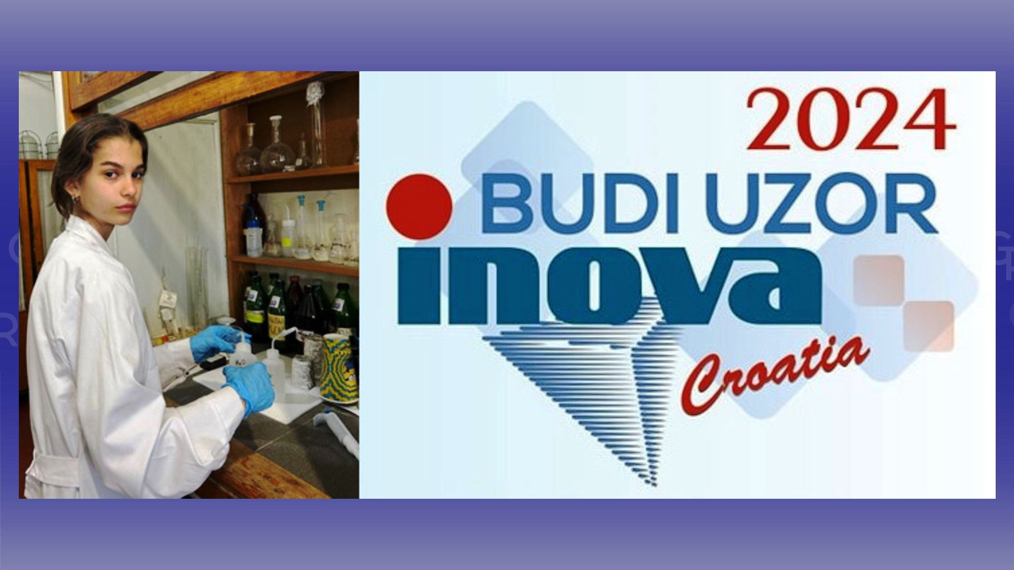 Олександра Колосова. INOVA 2024. Колаж Олени Зеленіної. Престижна всесвітня виставка інновацій: ліцеїстка Олександра Колосова привезла до Харкова золоту медаль. Колаж Олени Зеленіної на порталі Gromada Group