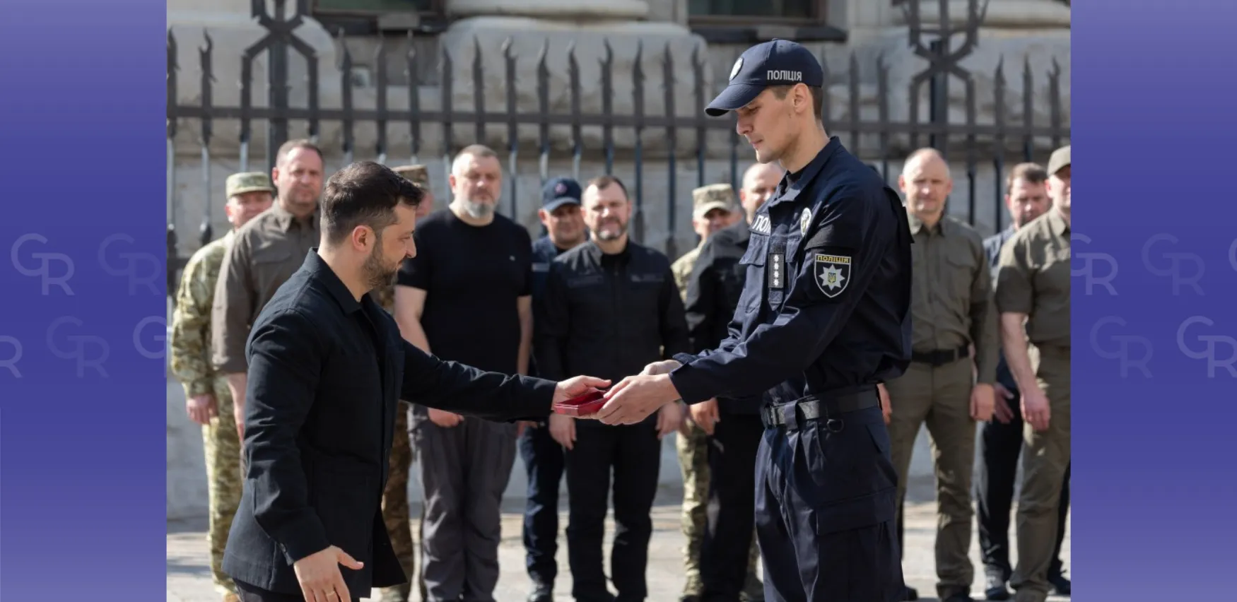 Фото: Офіс Президента України Капітан поліції Дмитро Погорєлов зі Зміївської громади відзначений орденом «За мужність» на порталі Gromada Group