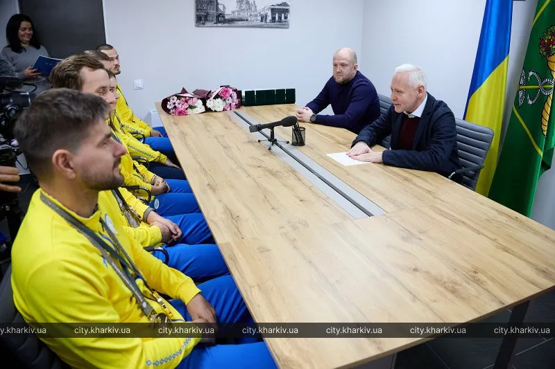 Фото: Харківська міська рада Ігор Терехов привітав харківських дефлімпійців на порталі Gromada Group