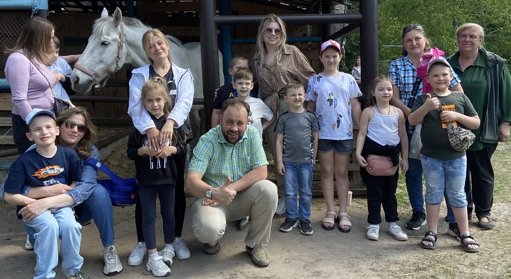 How animals and people gave children back their childhood in "Ekosvit" at the Gromada Group Media