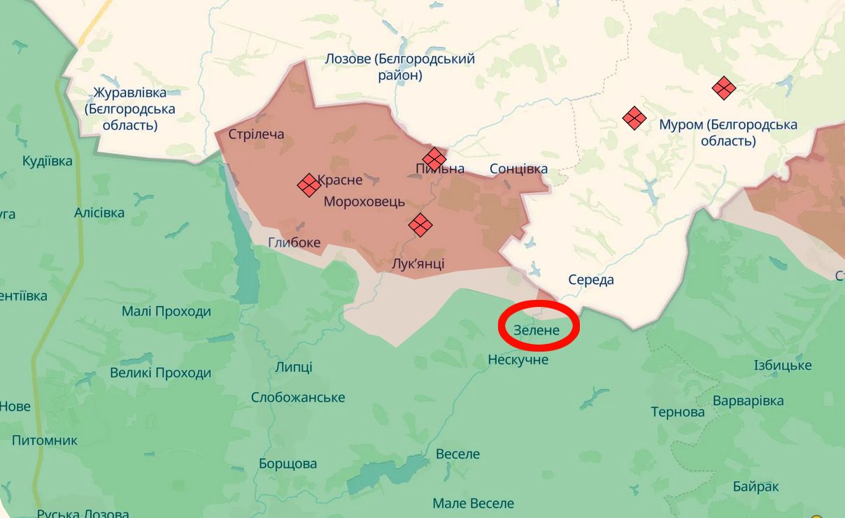 В районі села Зелене Сили оборони України відбили атаку російських окупантів на порталі Gromada Group