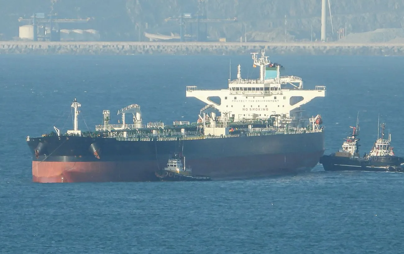 російський нафтовий танкер Marinera (раніше Bella-1). Фото з відкритих джерел Військові США заарештували два російських танкери, які здійснювали незаконну діяльність у Карибському морі на порталі Gromada Group