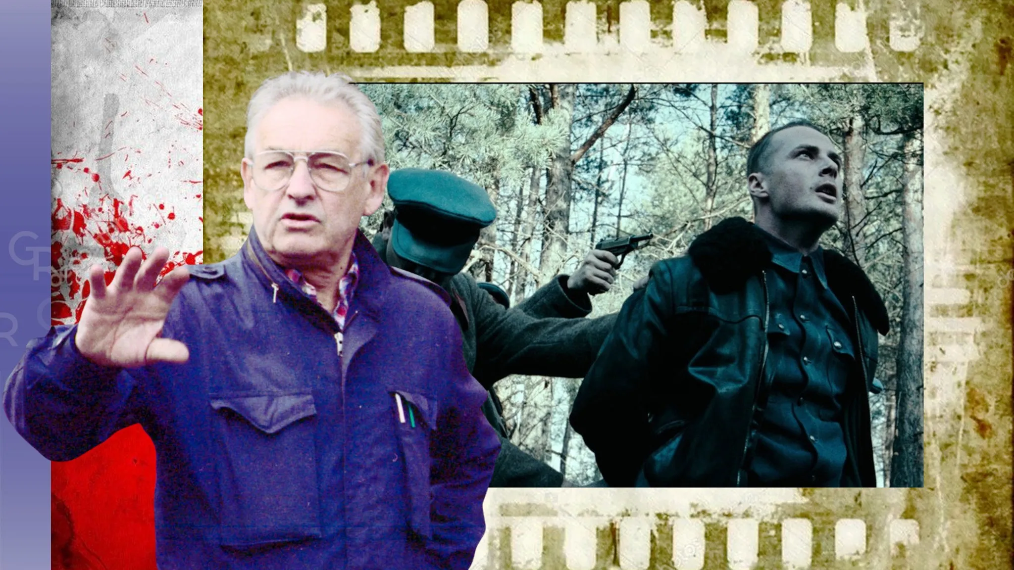 Collage by Olena Zelenina. Photo of Andrzej Wajda/ Forum. "The most important things cannot be seen at once…". The Kharkiv pain in the life of the great director. Collage by Olena Zelenina. Photo of Andrzej Wajda/ Forum at the Gromada Group Media