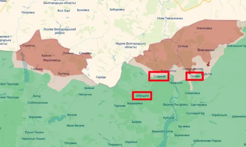 Фронт поруч Липецької громади: противник атакував в районі Стариці та Лимана й у бік Ізбицького на порталі Gromada Group