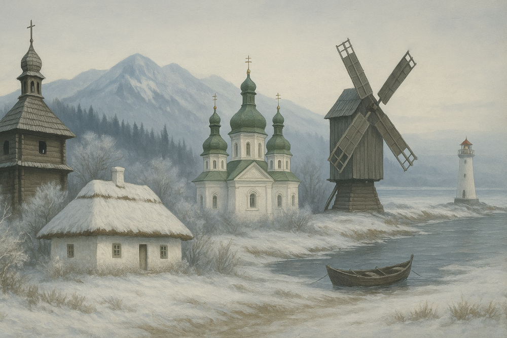 Україна зустрічає зиму  на порталі Gromada Group