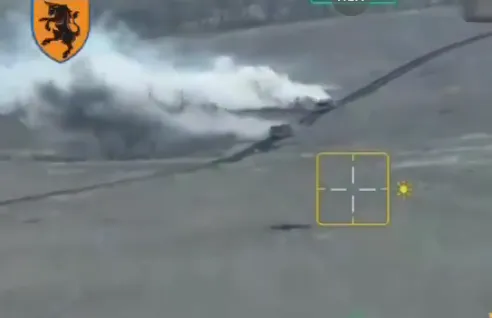 Скриншот з відео «Ахіллес» і «Буревій» знищили танкову колону окупантів на Куп’янському напрямку на порталі Gromada Group