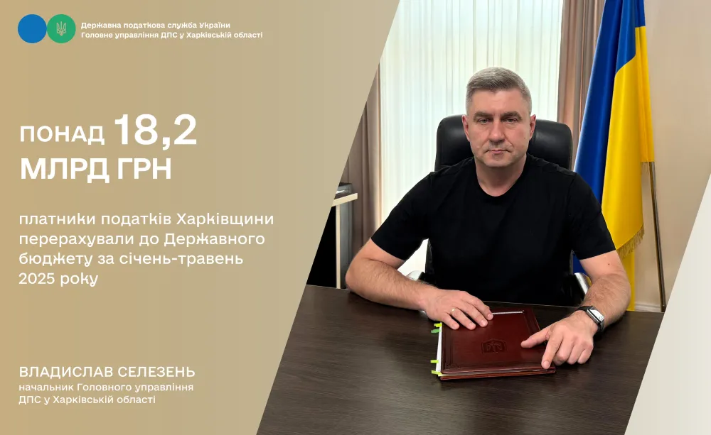 Колаж ГУ ДПС у Харківській області Понад 18,2 млрд грн податкових платежів спрямовано платниками Харківщини до Державного бюджету на порталі Gromada Group