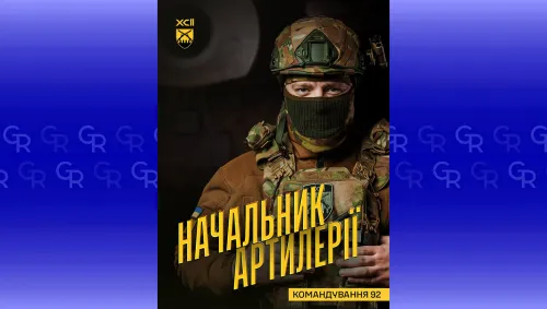 Брав участь у боях на Липецькому напрямку: про начальника артилерії 92-ї бригади «Карата» розповіли в частині на порталі Gromada Group