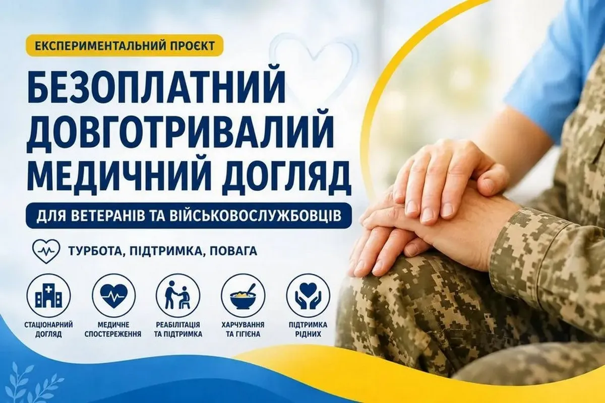 Довготривалий медичний догляд: експериментальний проєкт для захисників України Довготривалий медичний догляд: експериментальний проєкт для захисників України на порталі Gromada Group