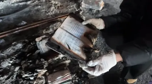Books from the “Ranku” fire: V.G. Korolenko KhDB prepares exhibition and seeks support for Ukrainian book publishing (VIDEO)  at the Gromada Group Media