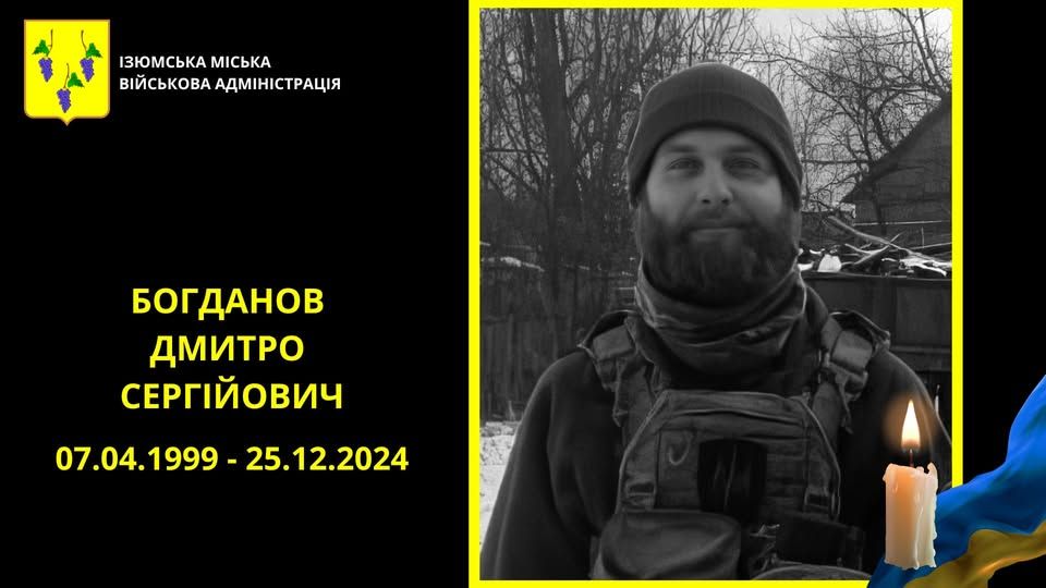 On January 10, Izyum will say goodbye to Defender Dmytro Bohdanov at the Gromada Group Media