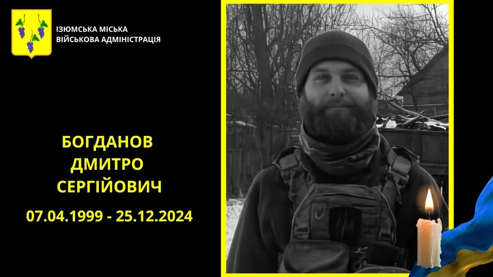 On January 10, Izyum will say goodbye to Defender Dmytro Bohdanov at the Gromada Group Media