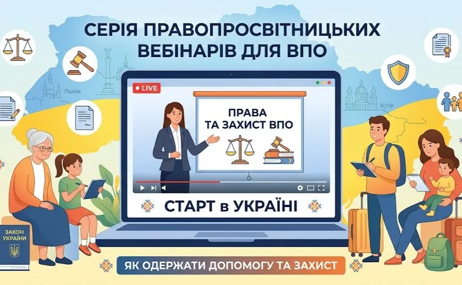 Правопросвітницькі вебінари для ВПО та осіб, які повертаються в Україну Внутрішньо переміщені особи та жителі Валківщини, які повертаються з-за кордону, зможуть отримати фахові консультації щодо соціального захисту, реалізації своїх прав та доступу до державних послуг. Про запуск цієї важливої правопросвітницької онлайн-ініціативи повідомив Уповноважений Верховної Ради України з прав людини Дмитро Лубінець.