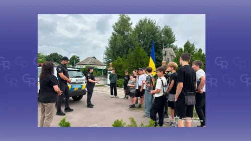 Безпечні канікули: поліцейські Чугуївщини провели інструктаж для школярів на порталі Gromada Group