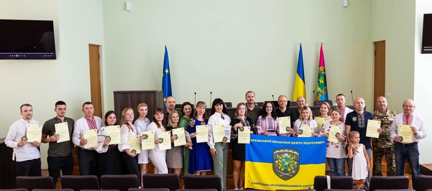 Група нововодолажчан пройшла курс підготовки до національного спротиву - фото 8