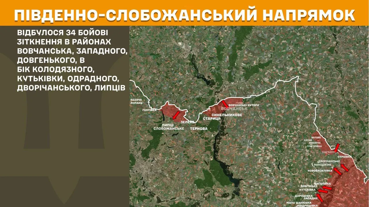 Switched to Kharkiv region: the number of clashes in the South-Slobozhansky direction is second only to Pokrovsky at the Gromada Group Media