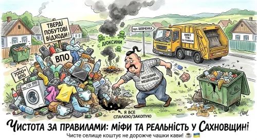 Чистота за правилами: як працює вивіз сміття в Сахновщинській громаді на порталі Gromada Group
