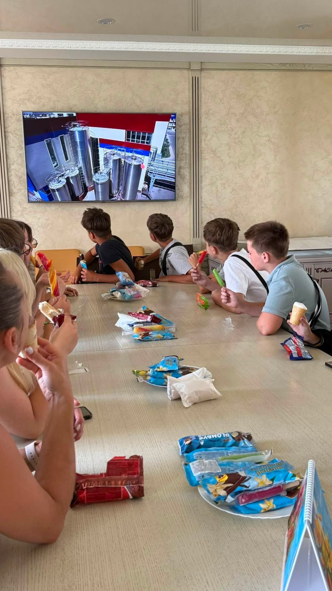 Cкуштували морозиво і побачили виробництво: діти Липецької громади побували на екскурсії до заводу «РУДЬ» у Житомирі - фото 3