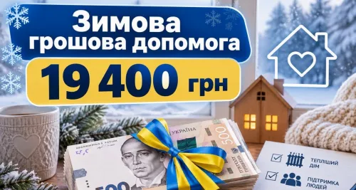 Одноразова грошова допомога на опалювальний сезон 2026/27 року передбачена постановою Кабміну від 3 вересня 2026 року № 1084.  Розмір виплати становить 19 400 грн на одне домогосподарство.