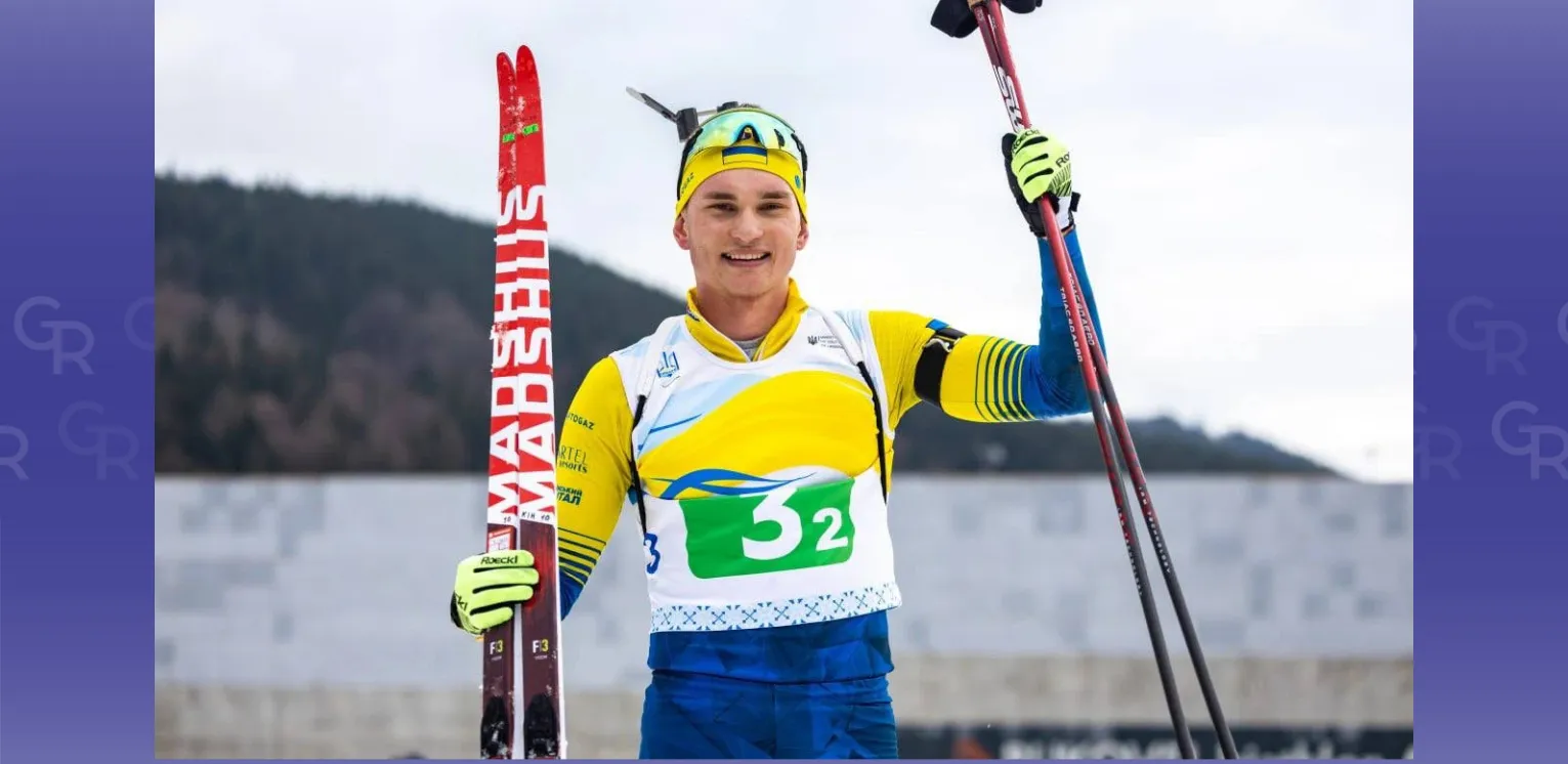 Biathlete from the Slobozhansk community, Stepan Kinash, has been awarded a presidential scholarship at the Gromada Group Media