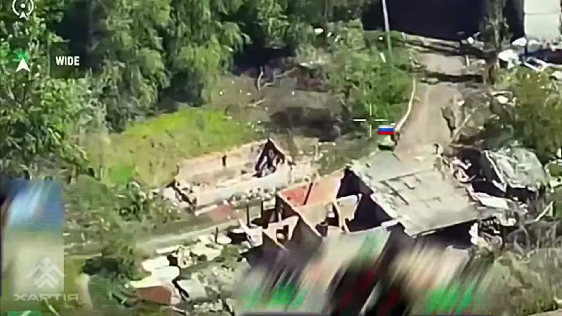Скриншот з відео Як у Липецькій громаді полювала «Хартія»: лише частина успішних уражень російських загарбників за тиждень на порталі Gromada Group