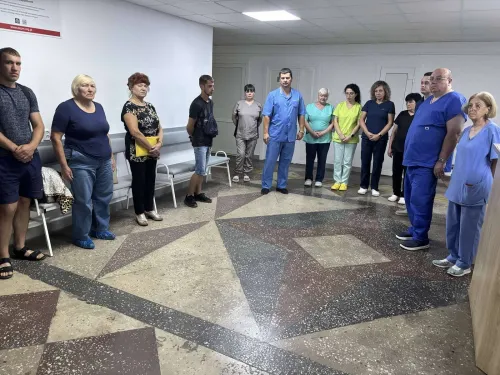 У Зміївській ЦРЛ вшанували пам’ять медичних працівників, які загинули через війну на порталі Gromada Group