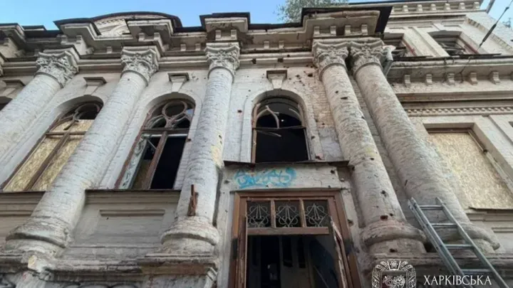 Стартував перший етап відновлювальних робіт будівлі Харківського художнього музею на порталі Gromada Group