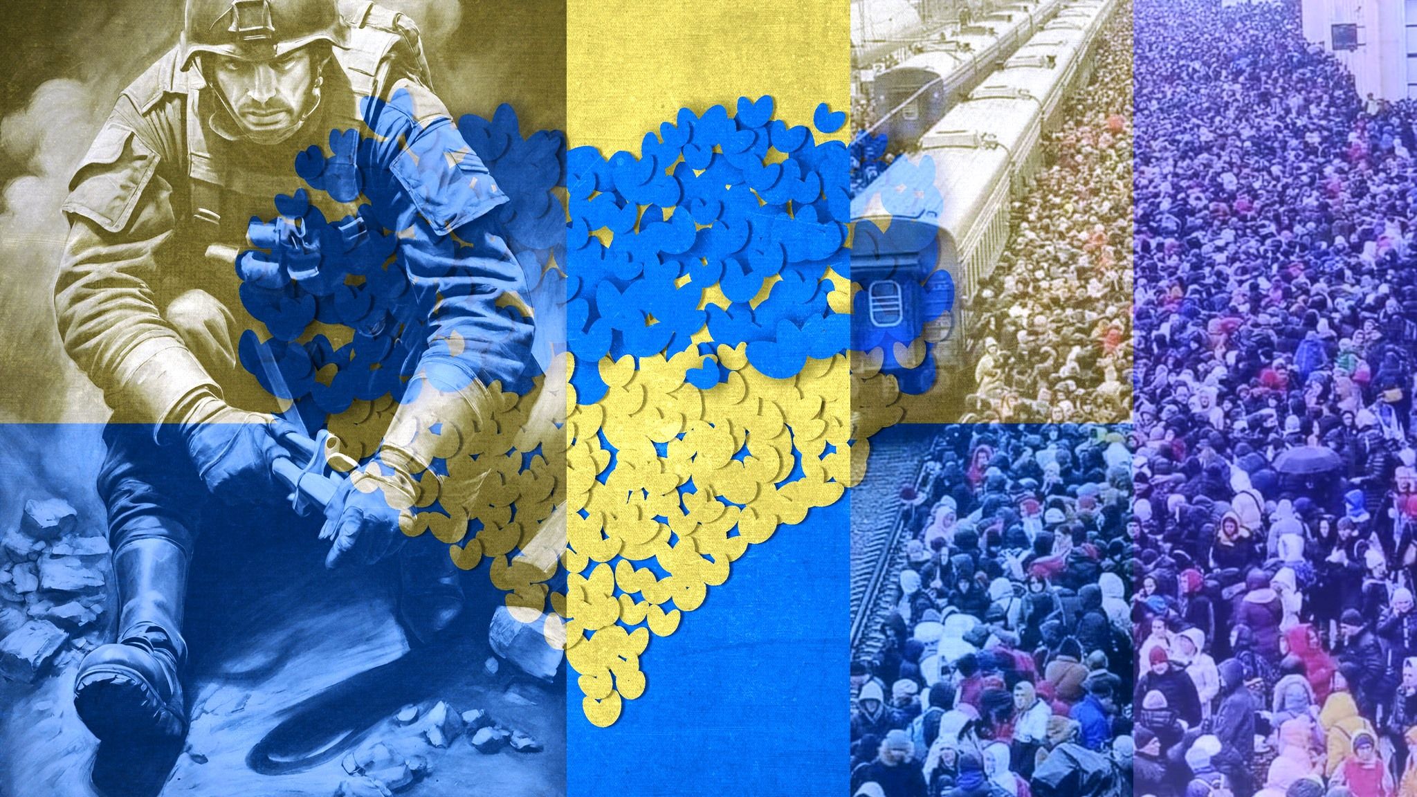 Do Ukrainians believe in victory? What separates them? And what is the biggest concern today? Collage by Olena Zelenina at the Gromada Group Media