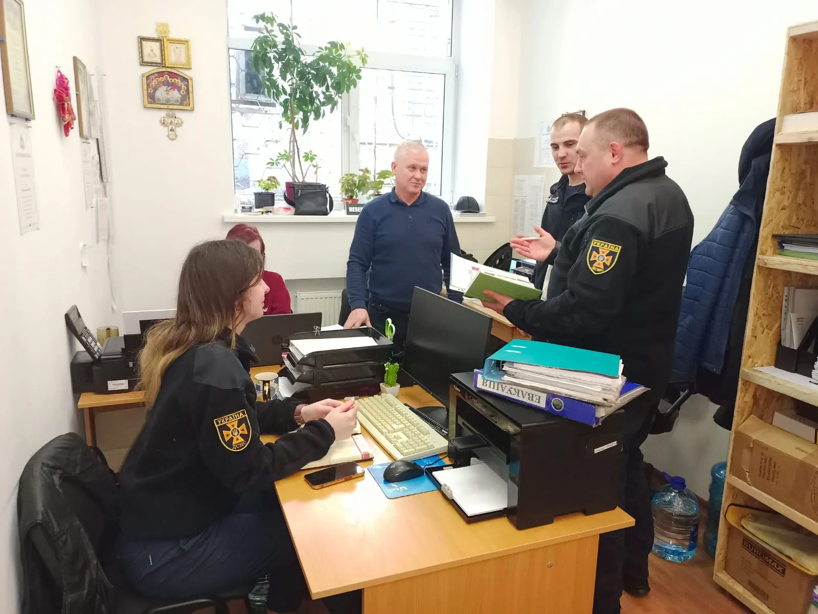 Фото: Харківське районне управління 2 ДСНС Харківщини Офіцери-рятувальники ДСНС зустрілись з керівництвом Липецької громади на порталі Gromada Group