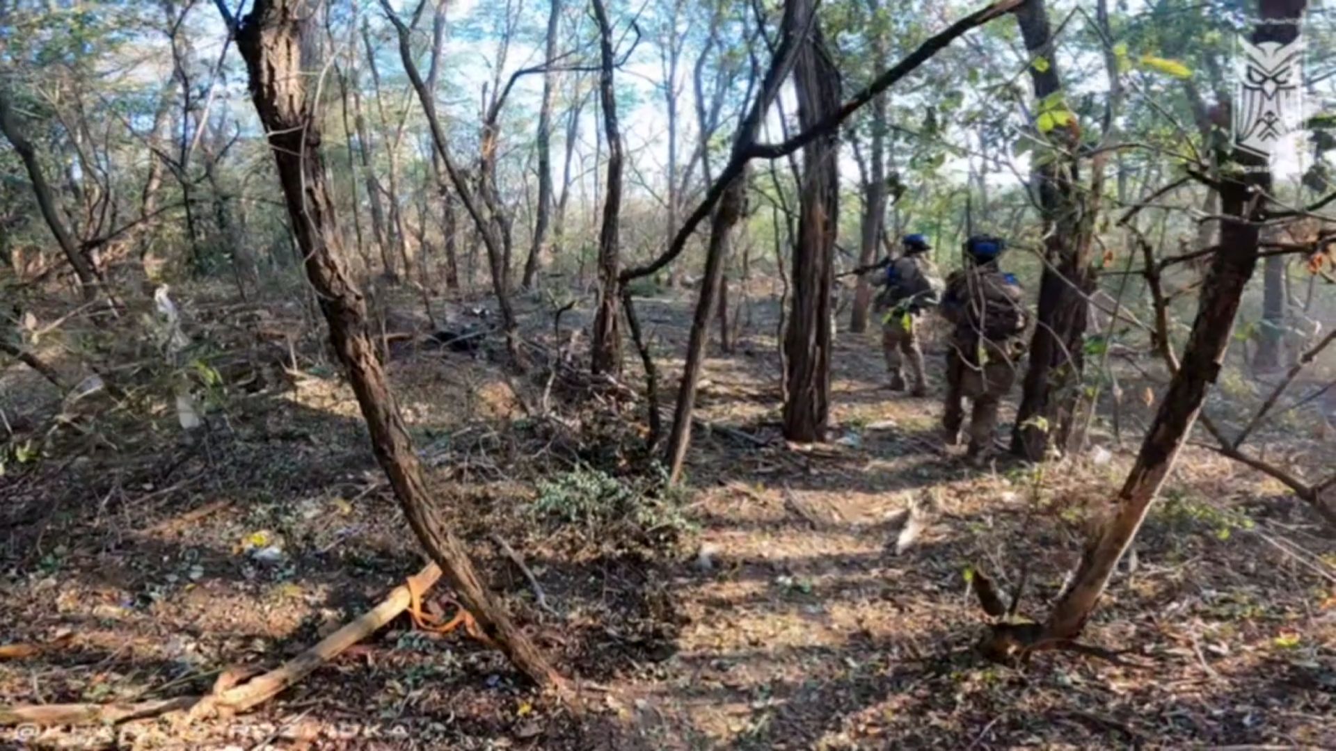 Скриншот з відео Якось у Липецькій громаді неподалік Лук’янців: розвідувально-ударна група «Хартії» визволила чергову посадку на порталі Gromada Group